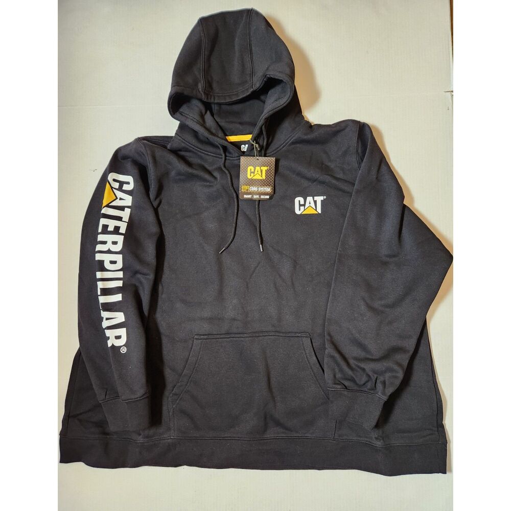 CAT Caterpillar Women’s TM Banner Pullover Hoodie Black 3X